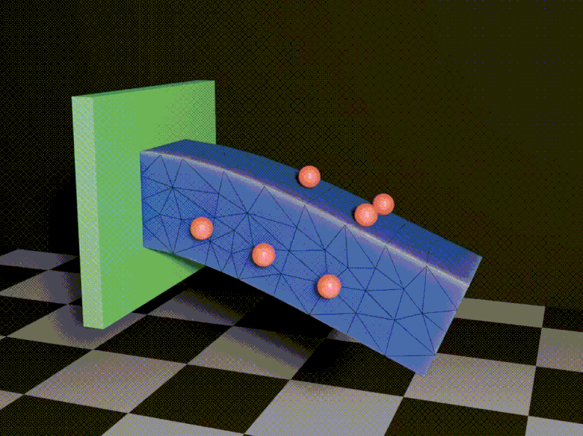 Cantilever simulation animation